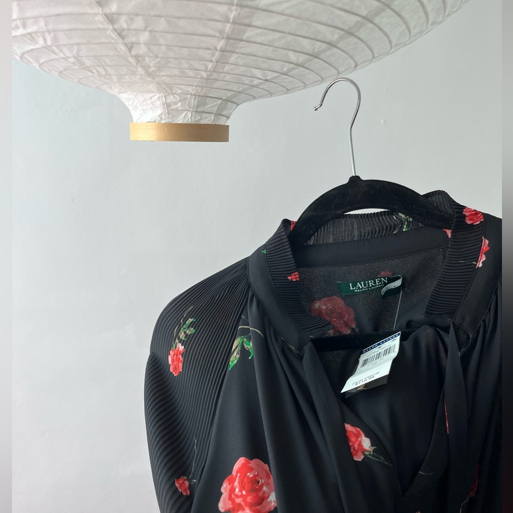 RALPH LAUREN Espectacular CHIFFON/GEORGETTE Fully Lined Dress Size 12